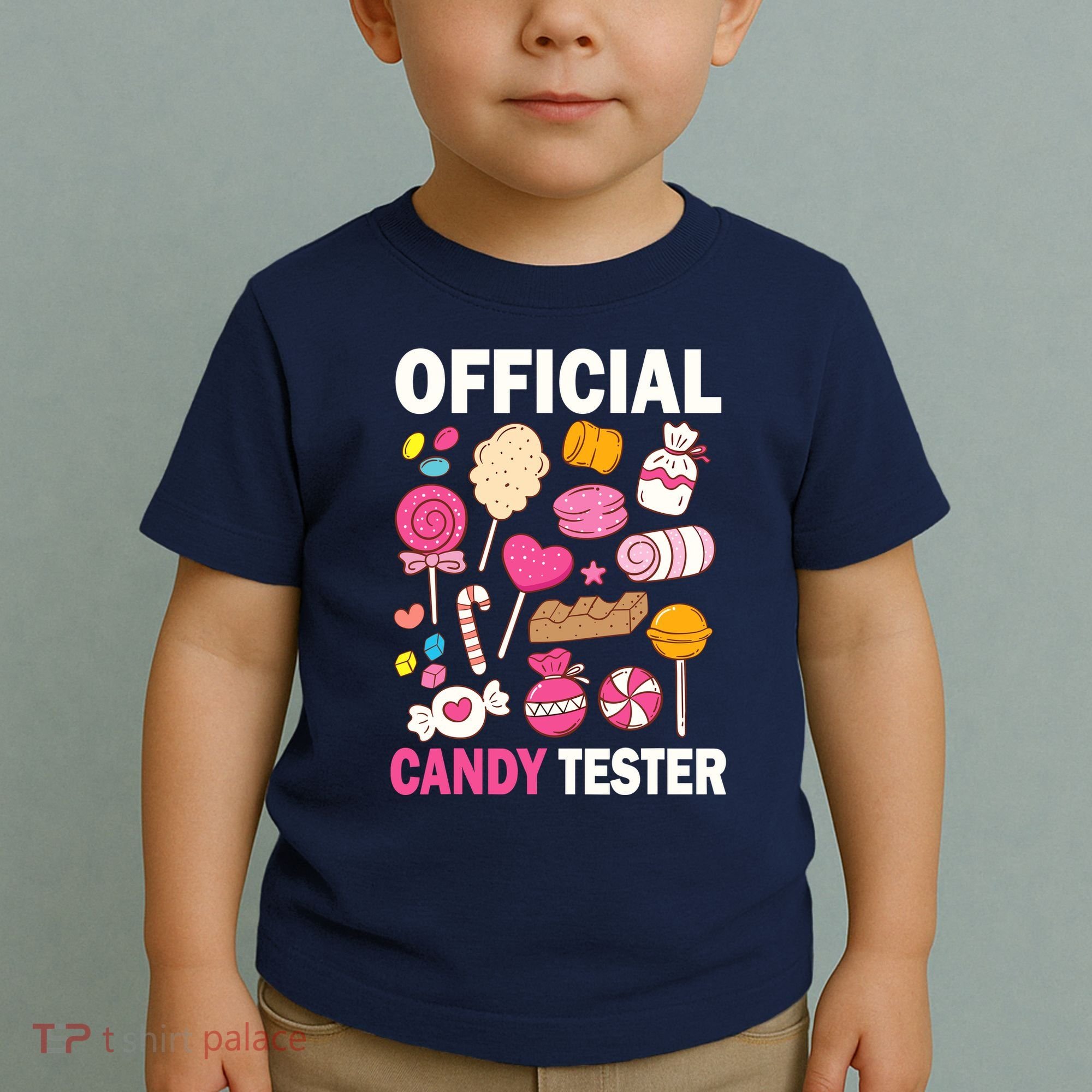 Candy Tester Cool Candy Lollipop Halloween Sweet Toddler T-Shirt
