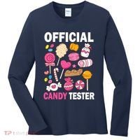 Candy Tester Cool Candy Lollipop Halloween Sweet Women's Long Sleeve Shirt thumb 0