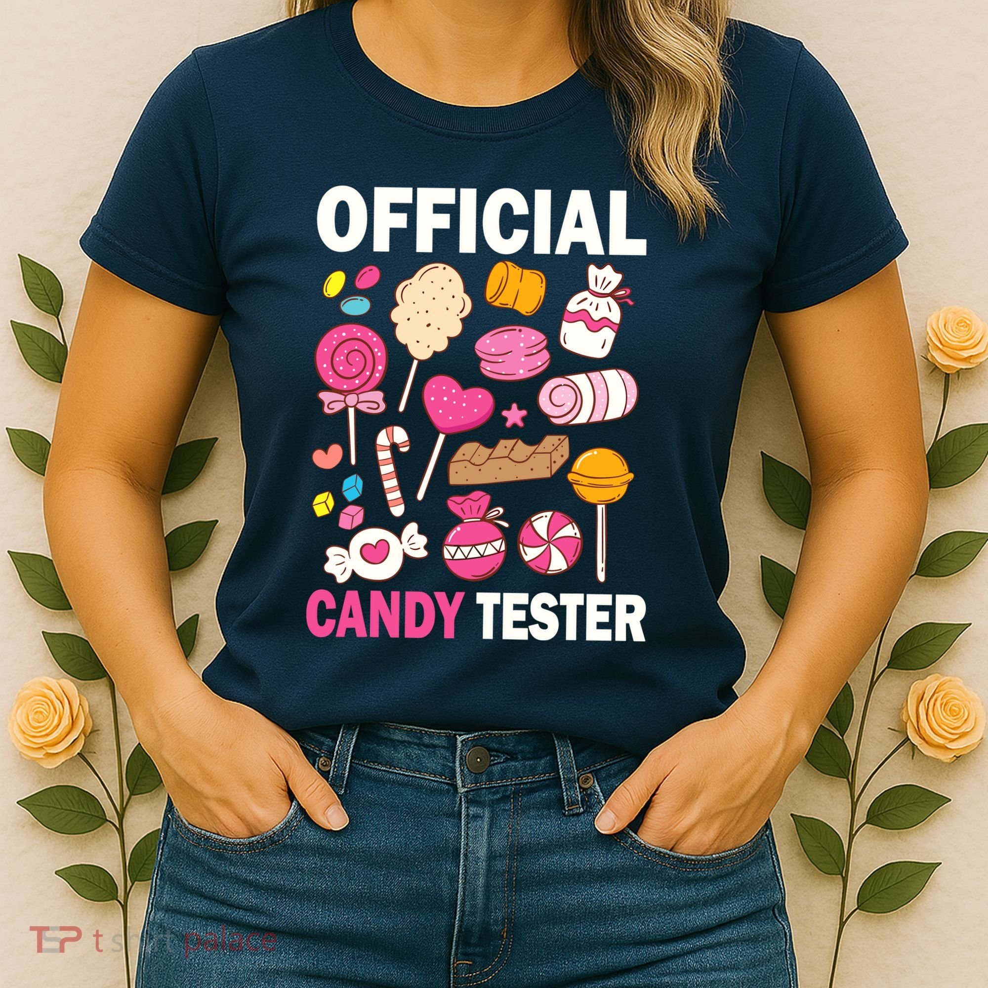 Candy Tester Cool Candy Lollipop Halloween Sweet Women's T-Shirt