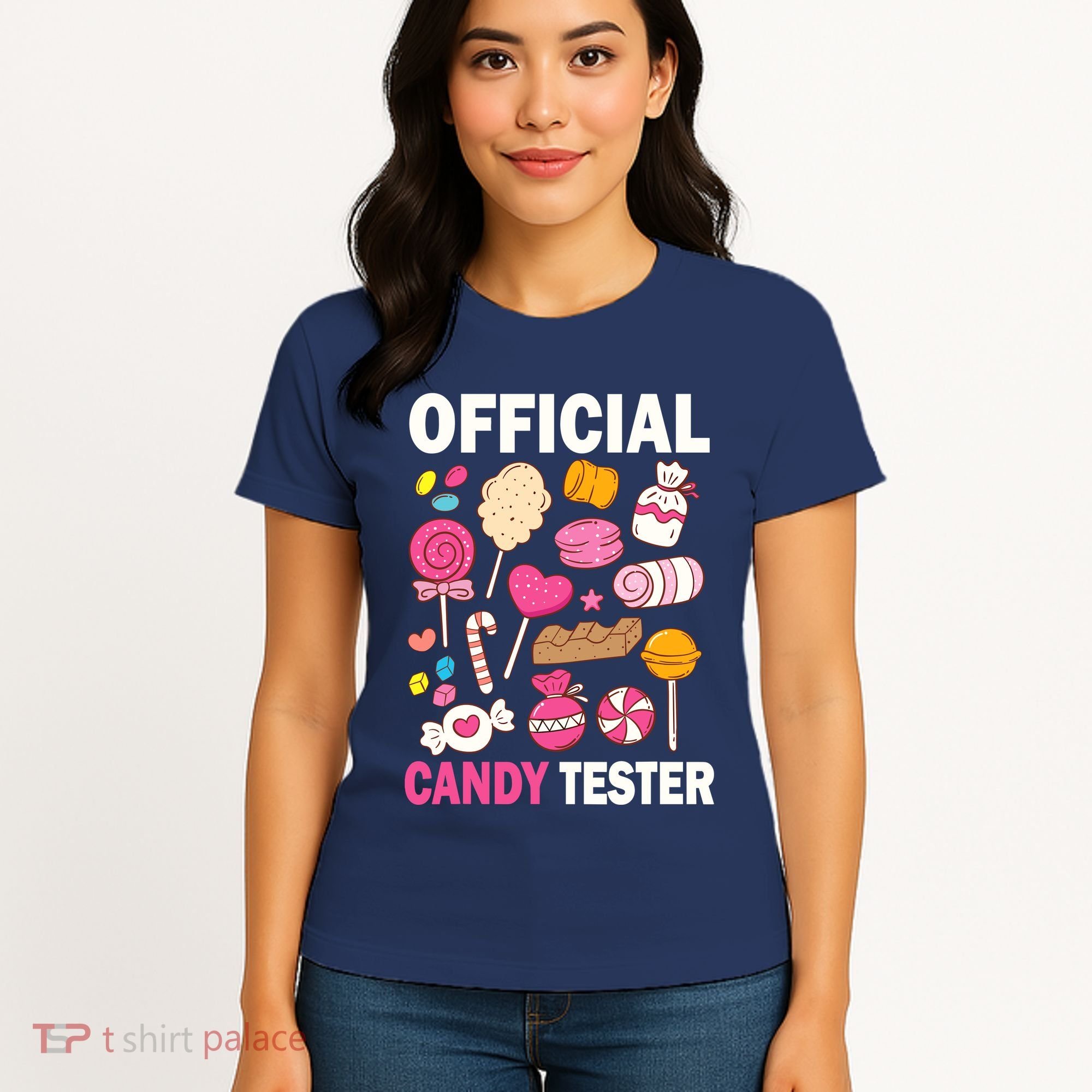 Candy Tester Cool Candy Lollipop Halloween Sweet Women's T-Shirt