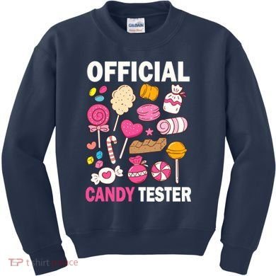 Candy Tester Cool Candy Lollipop Halloween Sweet Kids Sweatshirt