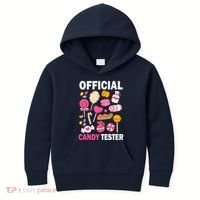Candy Tester Cool Candy Lollipop Halloween Sweet Kids Hoodie thumb 0