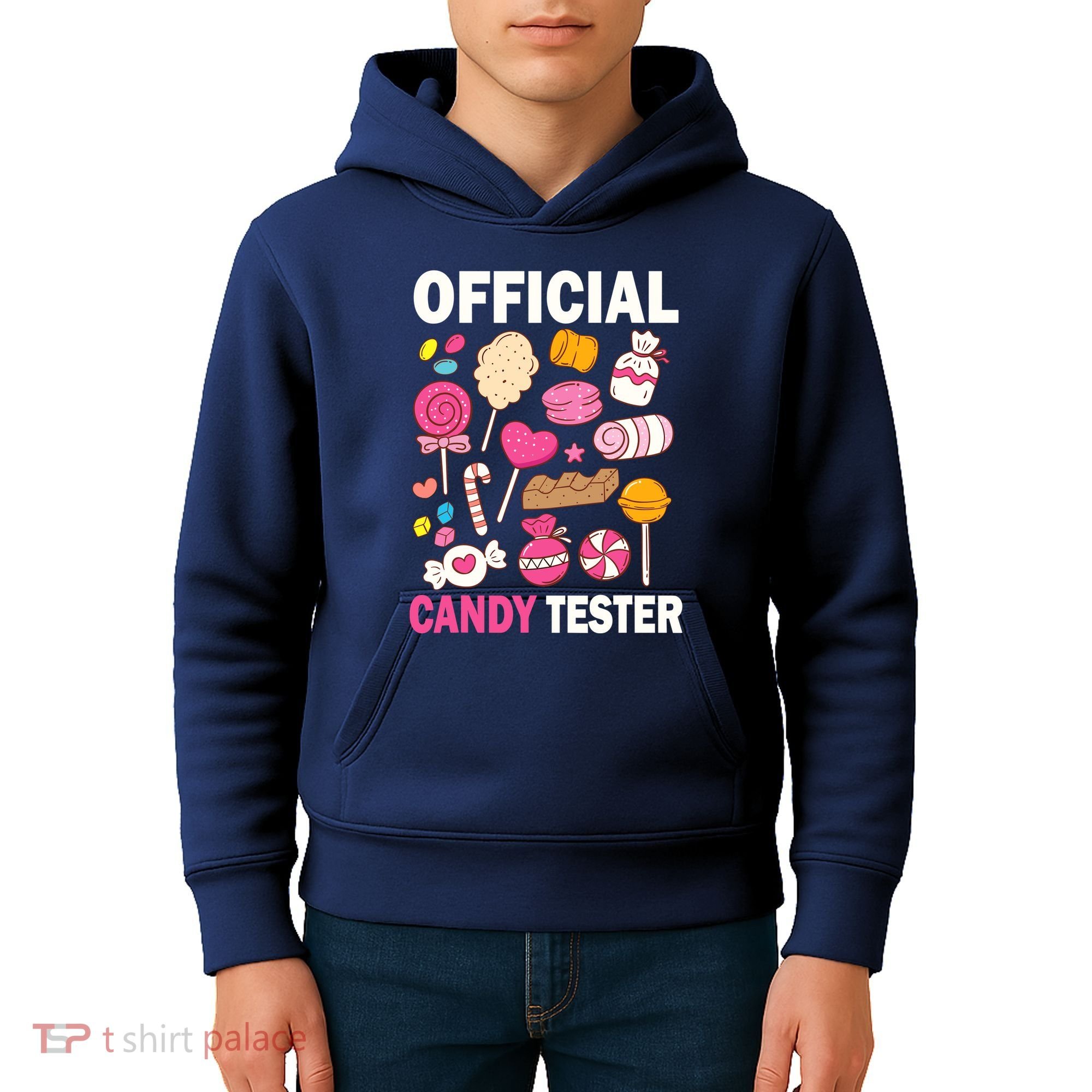 Candy Tester Cool Candy Lollipop Halloween Sweet Kids Hoodie
