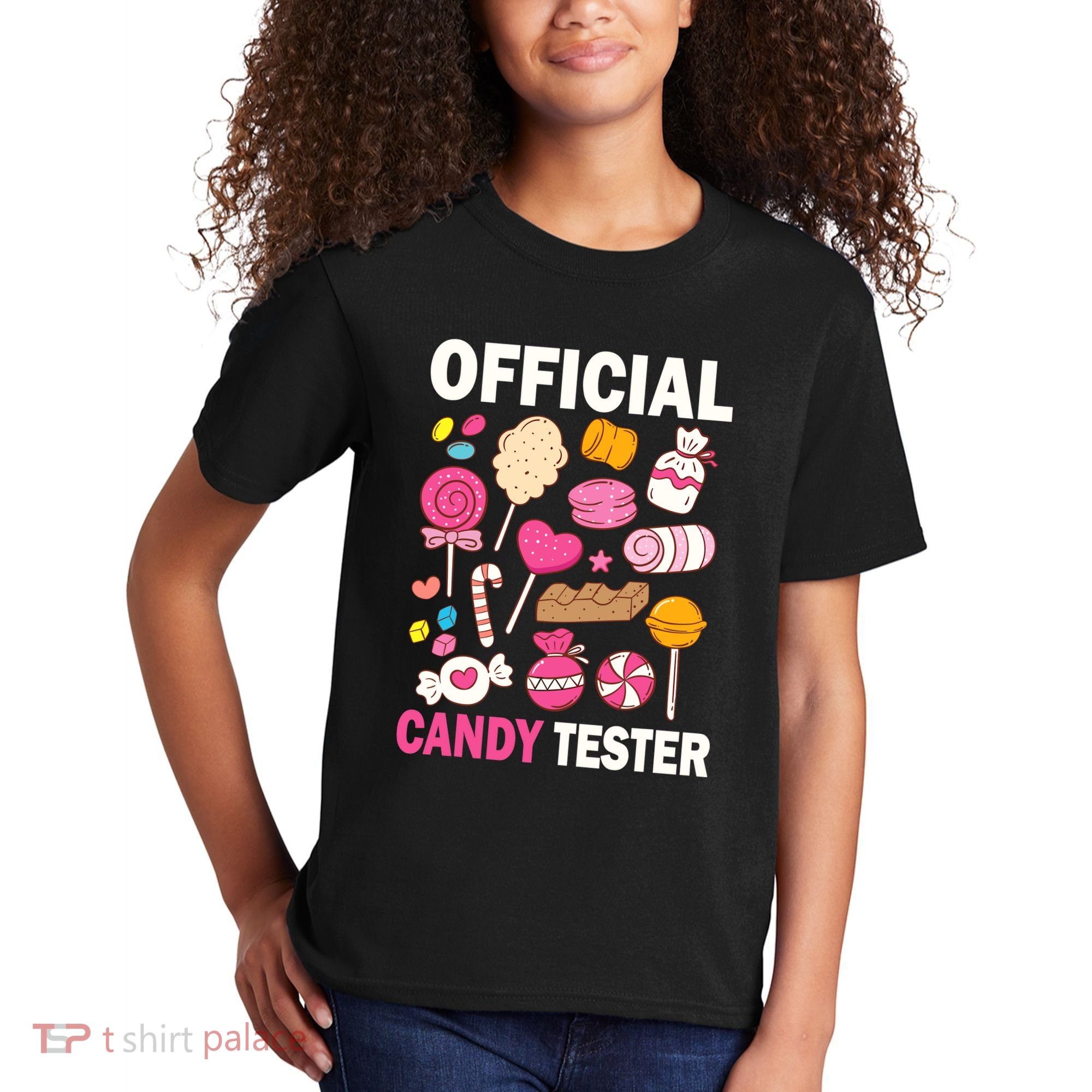 Candy Tester Cool Candy Lollipop Halloween Sweet Kids T-Shirt