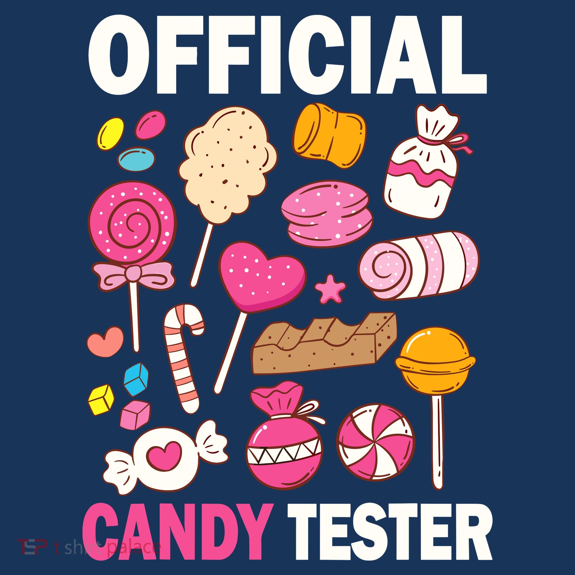 Candy Tester Cool Candy Lollipop Halloween Sweet Kids T-Shirt