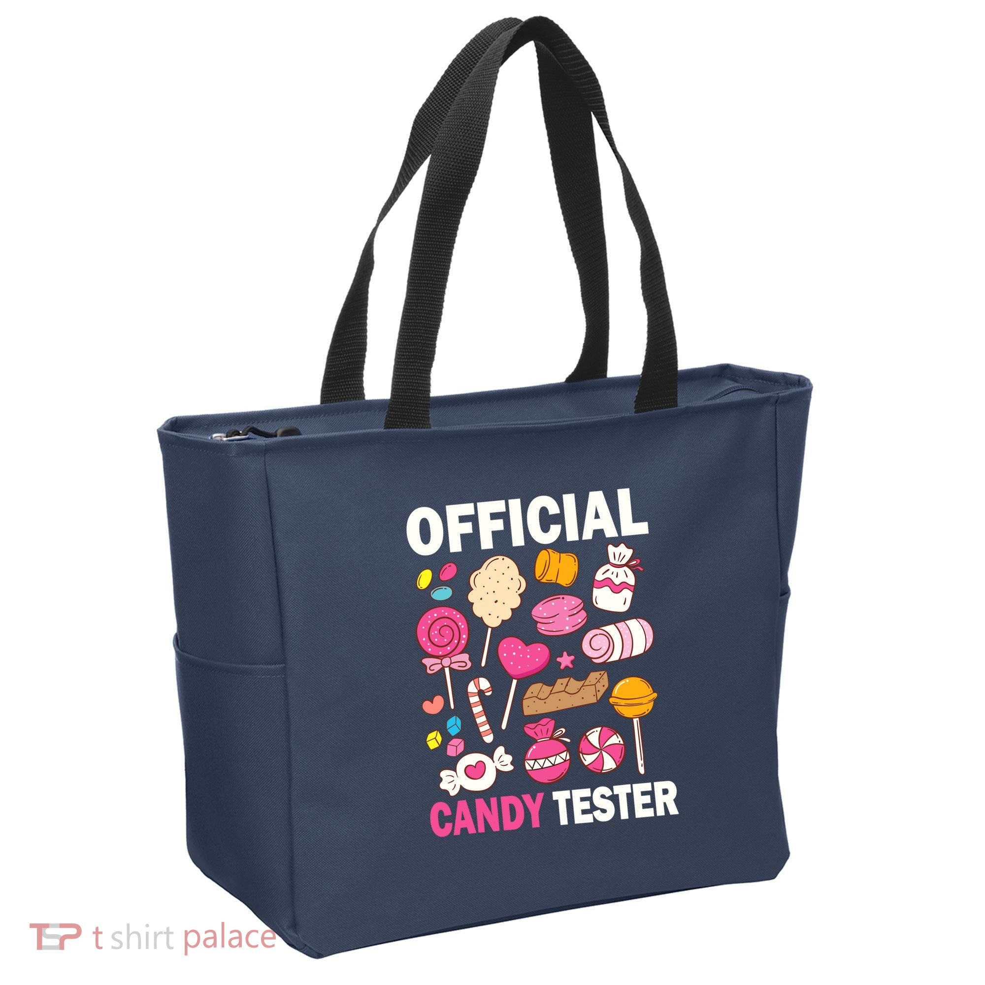 Candy Tester Cool Candy Lollipop Halloween Sweet Tote Bag
