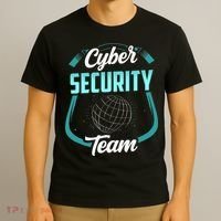 Cybersecurity Team Cyber Security Hacking Hack Hacker T-Shirt thumb 3