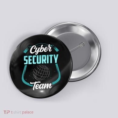 Cybersecurity Team Cyber Security Hacking Hack Hacker Button
