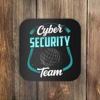 Cybersecurity Team Cyber Security Hacking Hack Hacker Coaster thumb 0