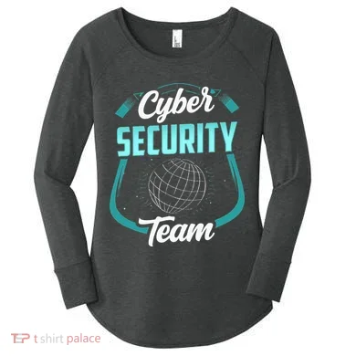 Cybersecurity Team Cyber Security Hacking Hack Hacker Women's Perfect Tri Tunic Long Sleeve Shirt