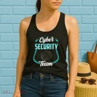 Cybersecurity Team Cyber Security Hacking Hack Hacker Women's Tank Top thumb 2