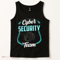 Cybersecurity Team Cyber Security Hacking Hack Hacker Tank Top thumb 2