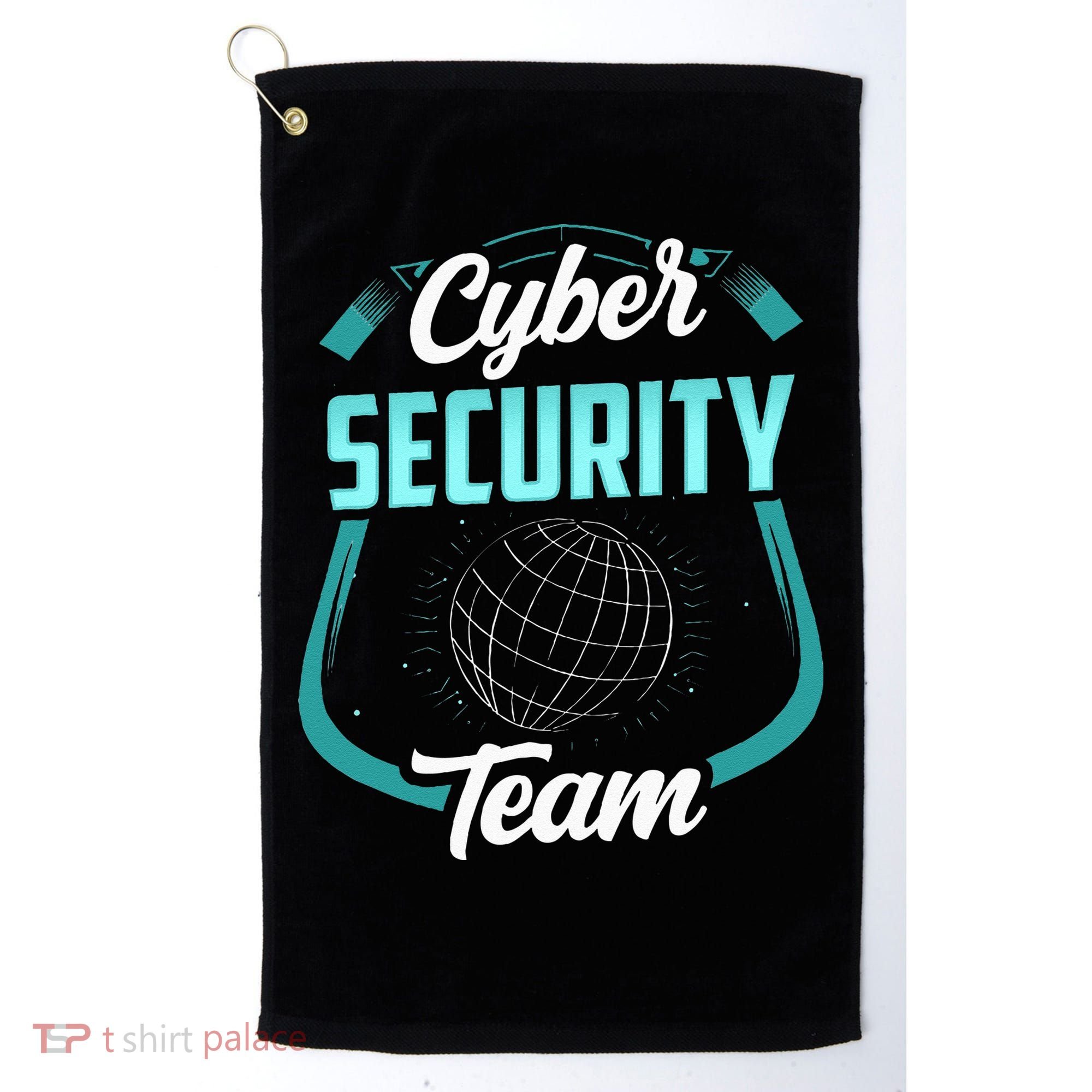 Cybersecurity Team Cyber Security Hacking Hack Hacker Golf Towel