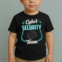 Cybersecurity Team Cyber Security Hacking Hack Hacker Toddler T-Shirt thumb 2