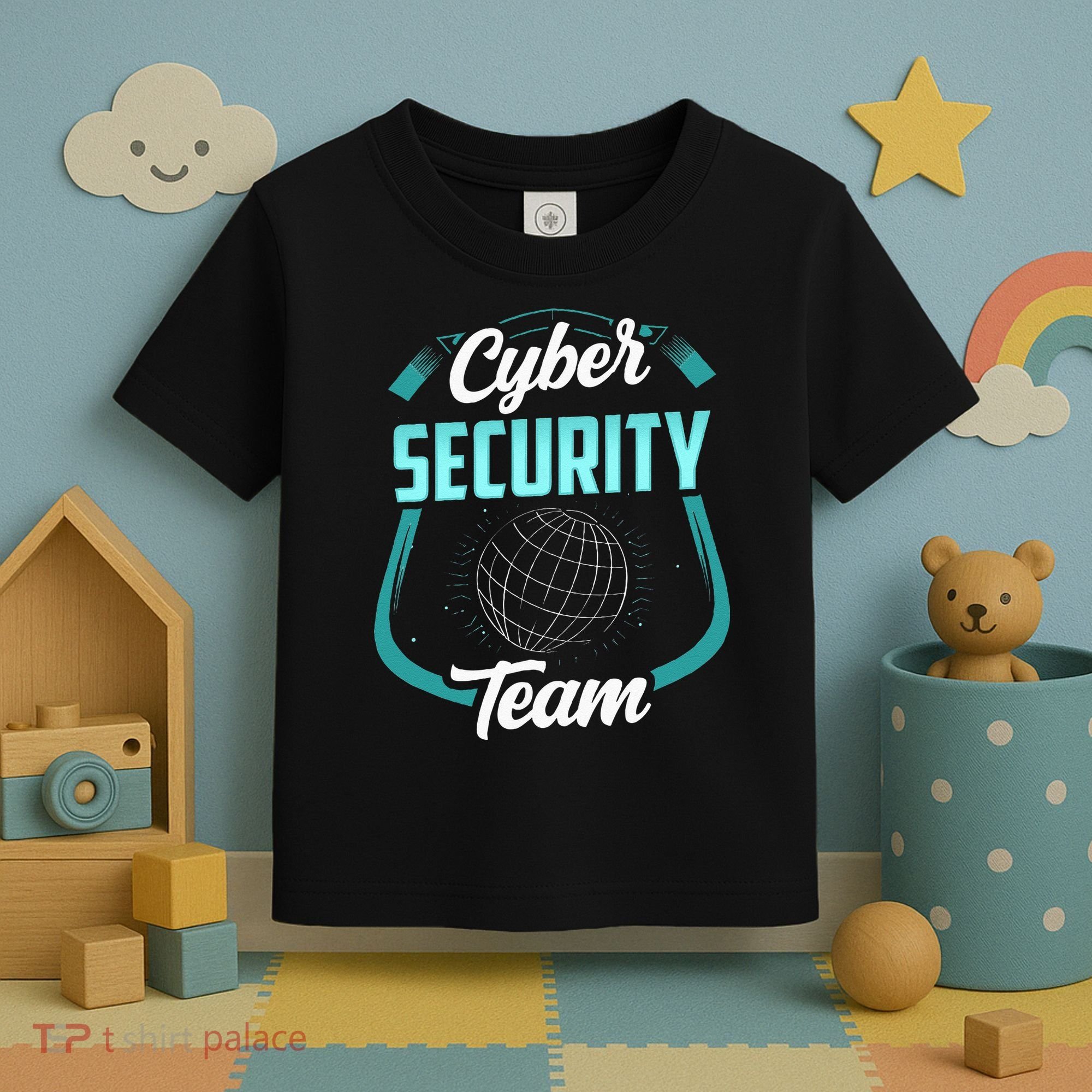 Cybersecurity Team Cyber Security Hacking Hack Hacker Toddler T-Shirt