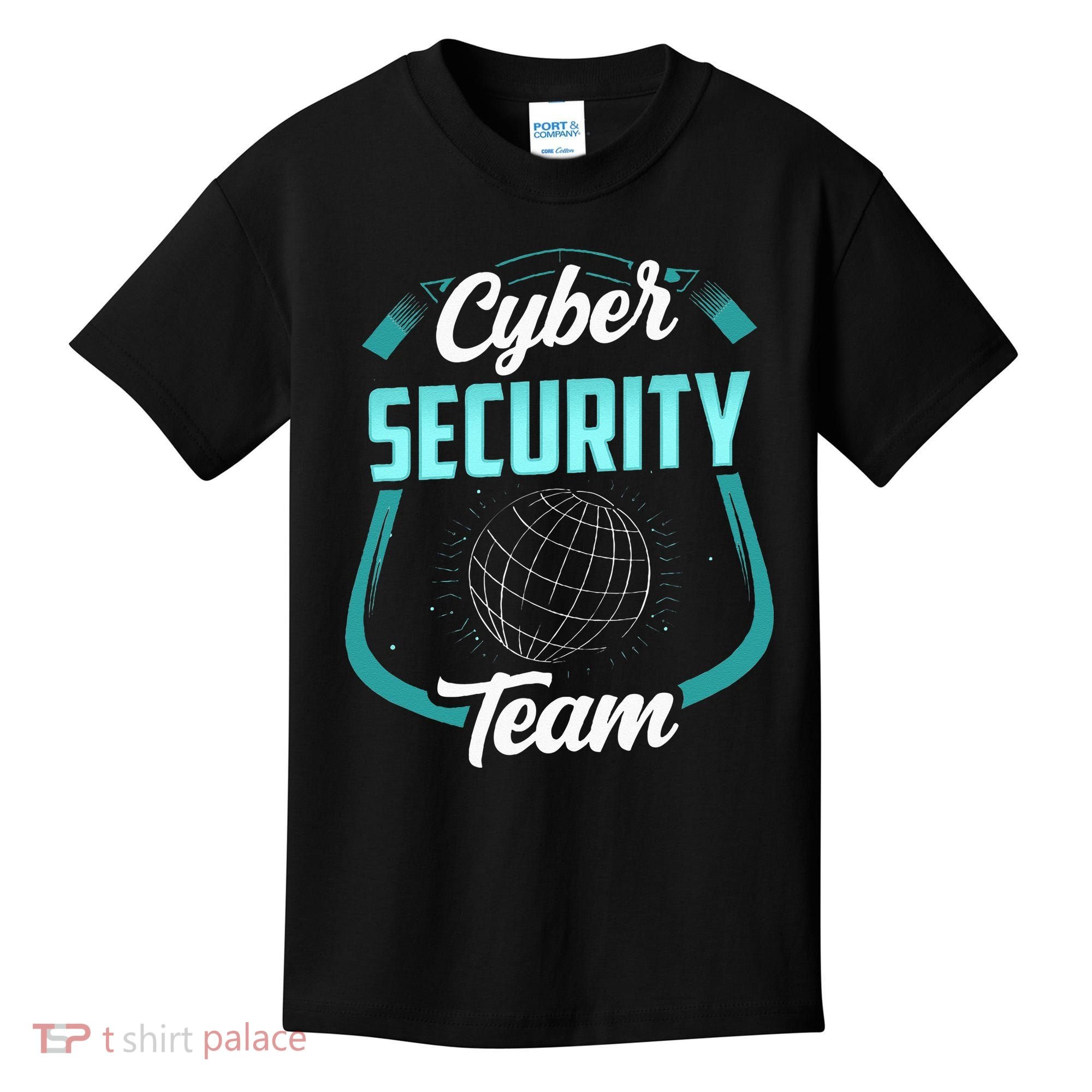 Cybersecurity Team Cyber Security Hacking Hack Hacker Kids T-Shirt