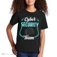 Cybersecurity Team Cyber Security Hacking Hack Hacker Kids T-Shirt thumb 2
