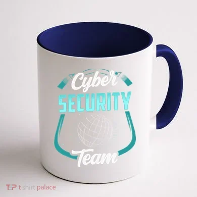 Cybersecurity Team Cyber Security Hacking Hack Hacker Coffee Mug back