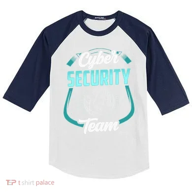 Cybersecurity Team Cyber Security Hacking Hack Hacker Kids Colorblock Raglan Jersey