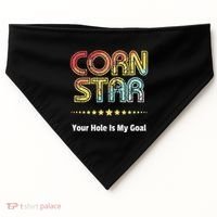 Cornhole Team Corn Star Your Hole Is My Goal USA-Made Doggie Bandana thumb 0