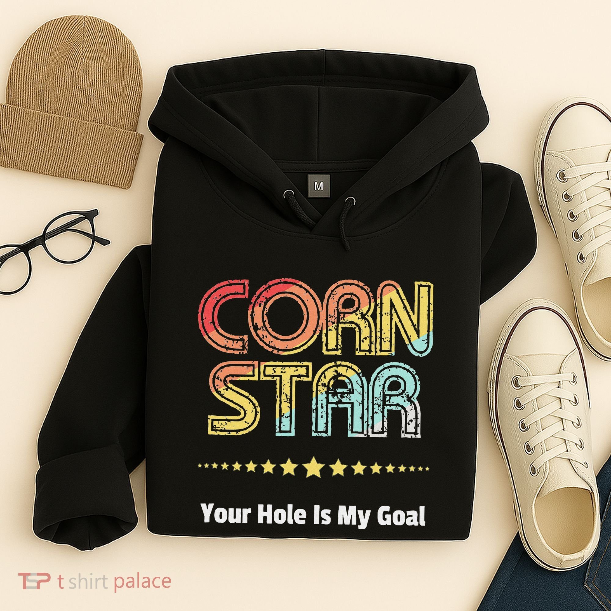 Cornhole Team Corn Star Your Hole Is My Goal Hoodie