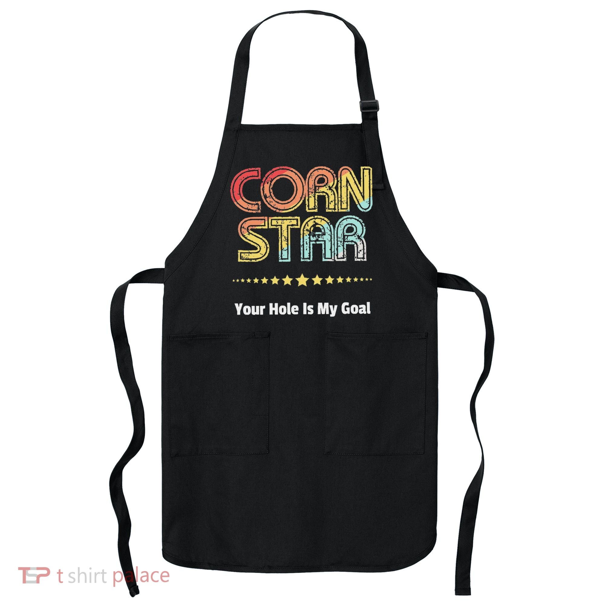 Cornhole Team Corn Star Your Hole Is My Goal Apron