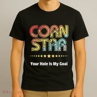 Cornhole Team Corn Star Your Hole Is My Goal T-Shirt thumb 3