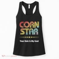 Cornhole Team Corn Star Your Hole Is My Goal Women's Tank Top thumb 0