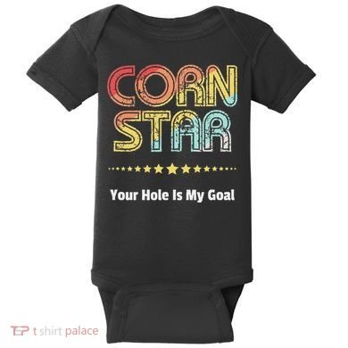 Cornhole Team Corn Star Your Hole Is My Goal Baby Bodysuit