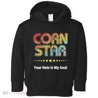 Cornhole Team Corn Star Your Hole Is My Goal Toddler Hoodie thumb 0