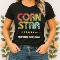 Cornhole Team Corn Star Your Hole Is My Goal Women's T-Shirt thumb 2