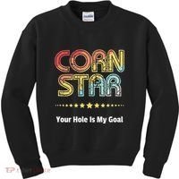 Cornhole Team Corn Star Your Hole Is My Goal Kids Sweatshirt thumb 0