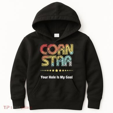 Cornhole Team Corn Star Your Hole Is My Goal Kids Hoodie