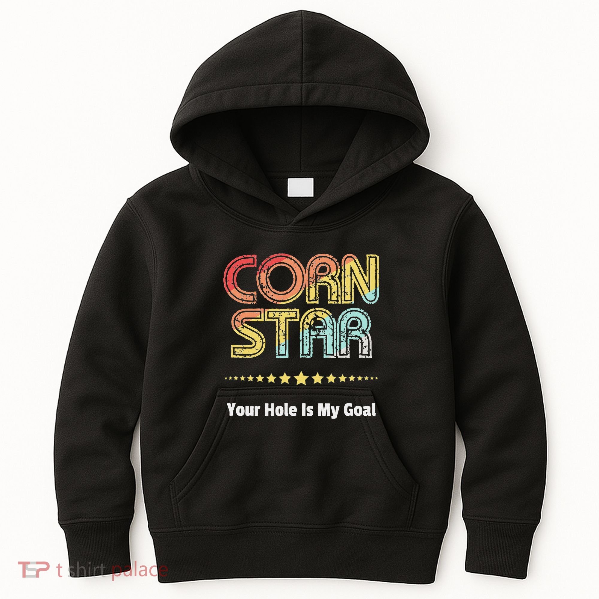 Cornhole Team Corn Star Your Hole Is My Goal Kids Hoodie