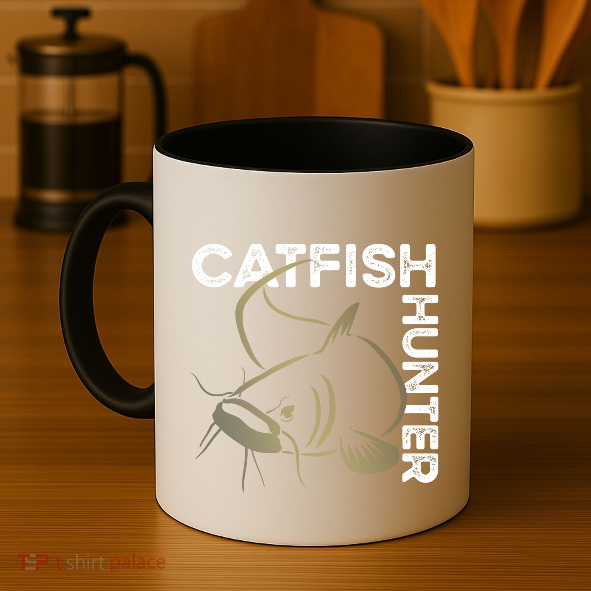 Catfishing Tackle Channel Catfish Hunter Boilies Fishing Cool Gift Coffee Mug