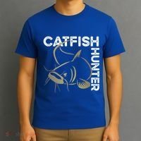 Catfishing Tackle Channel Catfish Hunter Boilies Fishing Cool Gift T-Shirt thumb 3