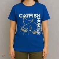 Catfishing Tackle Channel Catfish Hunter Boilies Fishing Cool Gift T-Shirt thumb 4