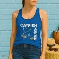 Catfishing Tackle Channel Catfish Hunter Boilies Fishing Cool Gift Women's Tank Top thumb 2