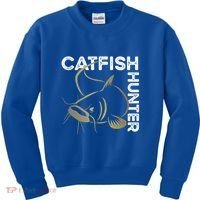 Catfishing Tackle Channel Catfish Hunter Boilies Fishing Cool Gift Kids Sweatshirt thumb 0