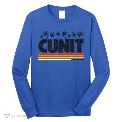 Cunit Tarragona Costa Dorada Retro Tourism Cool Gift Long Sleeve Shirt
