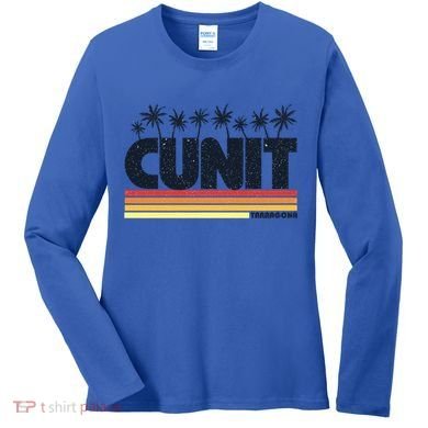 Cunit Tarragona Costa Dorada Retro Tourism Cool Gift Women's Long Sleeve Shirt