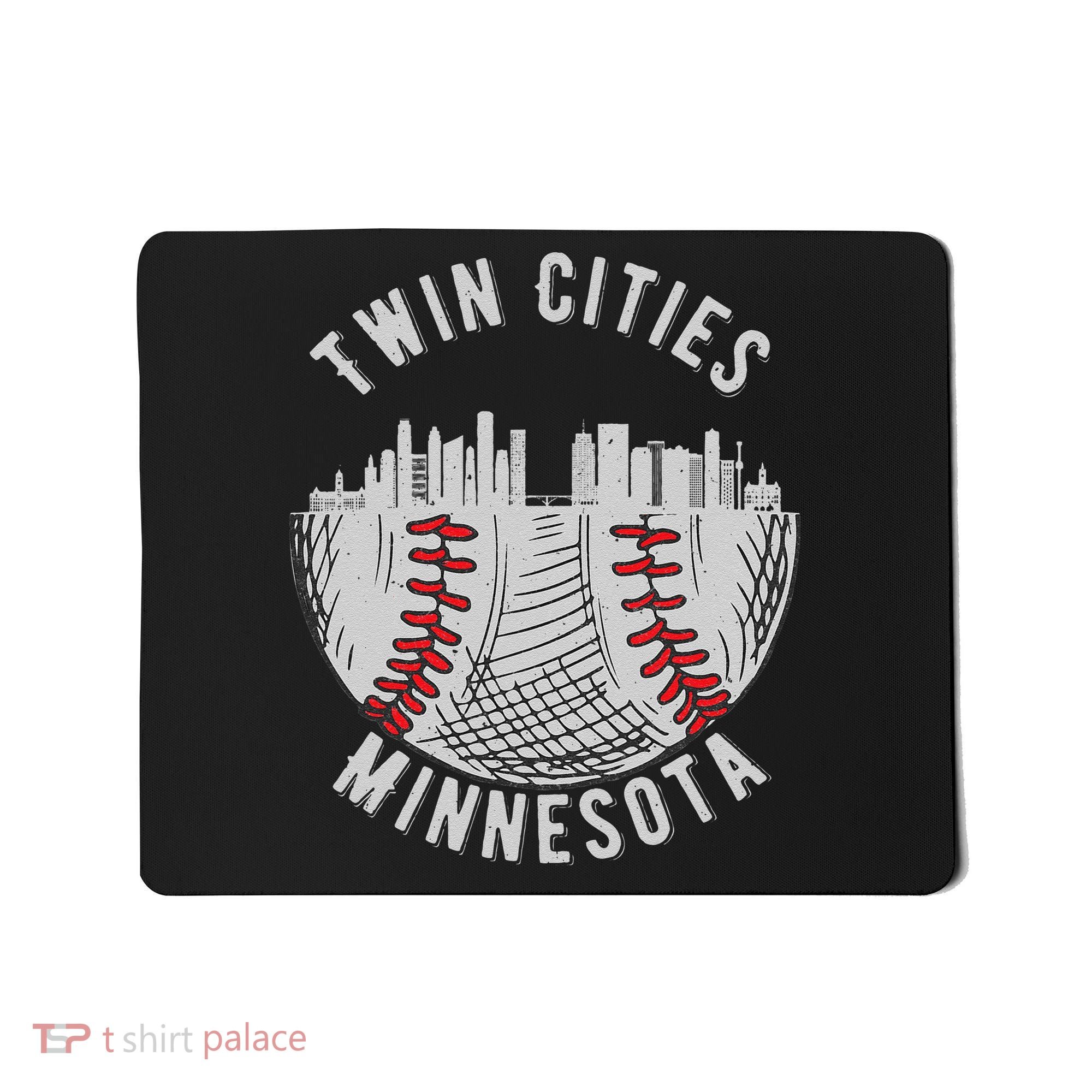 Cool Twin Cities Minnesota MN Baseball Skyline Mousepad