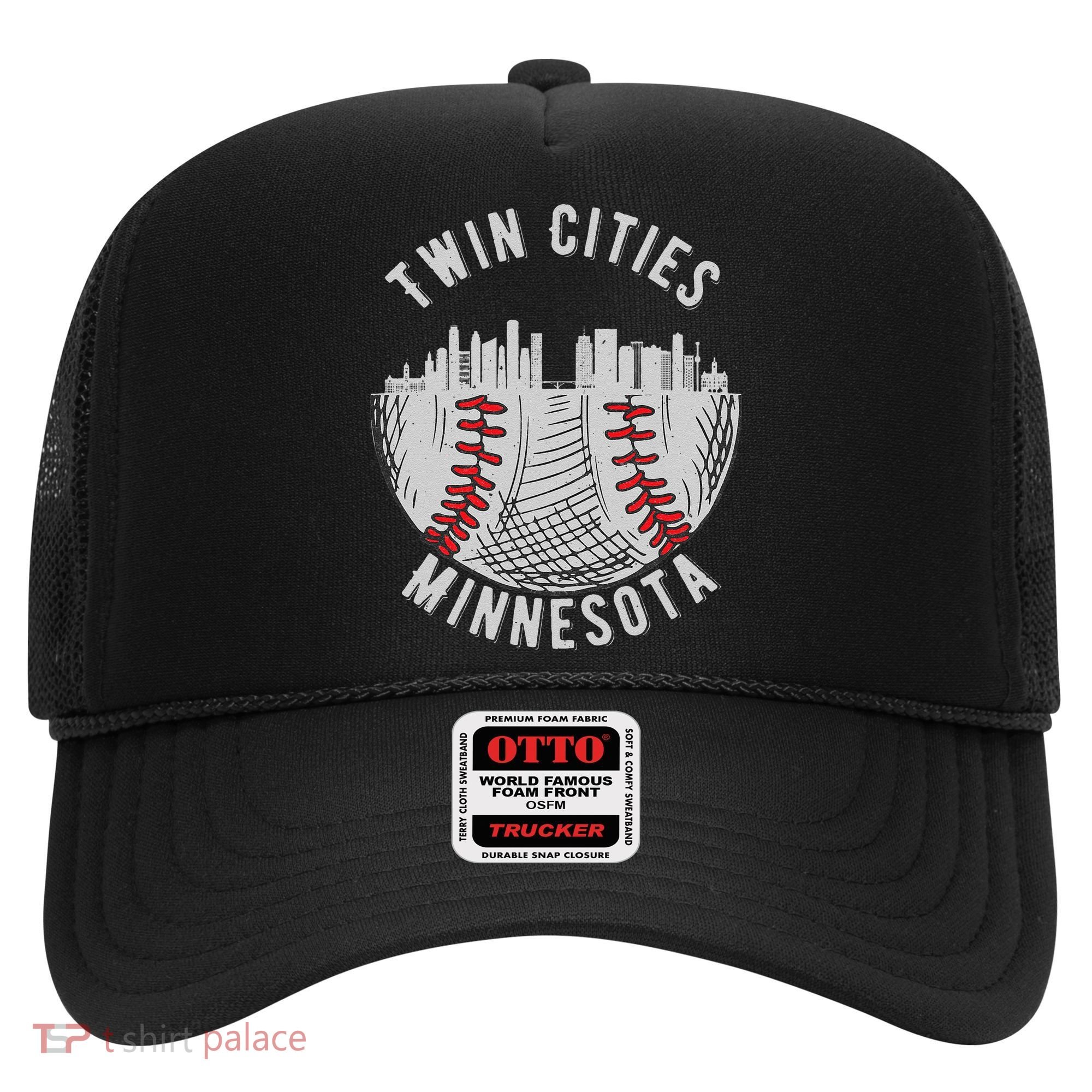 Cool Twin Cities Minnesota MN Baseball Skyline Hat