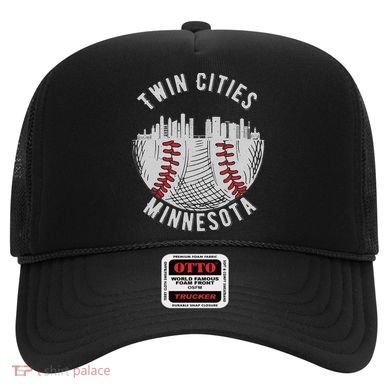 Cool Twin Cities Minnesota MN Baseball Skyline Hat
