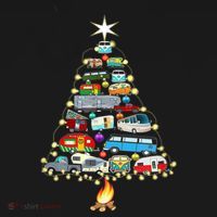 Christmas Tree Camper Vehicles Camping Rving Trailers Gifts Baby Bodysuit thumb 2