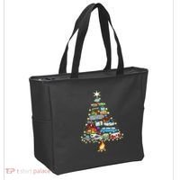 Christmas Tree Camper Vehicles Camping Rving Trailers Gifts Tote Bag thumb 2