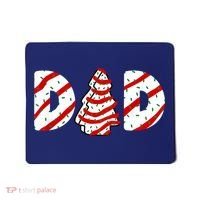 Christmas Tree Cake Matching Family Party Pajama Dad Mousepad thumb 0