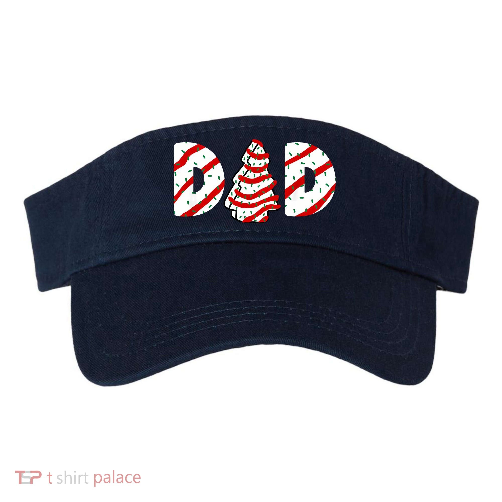 Christmas Tree Cake Matching Family Party Pajama Dad Visor