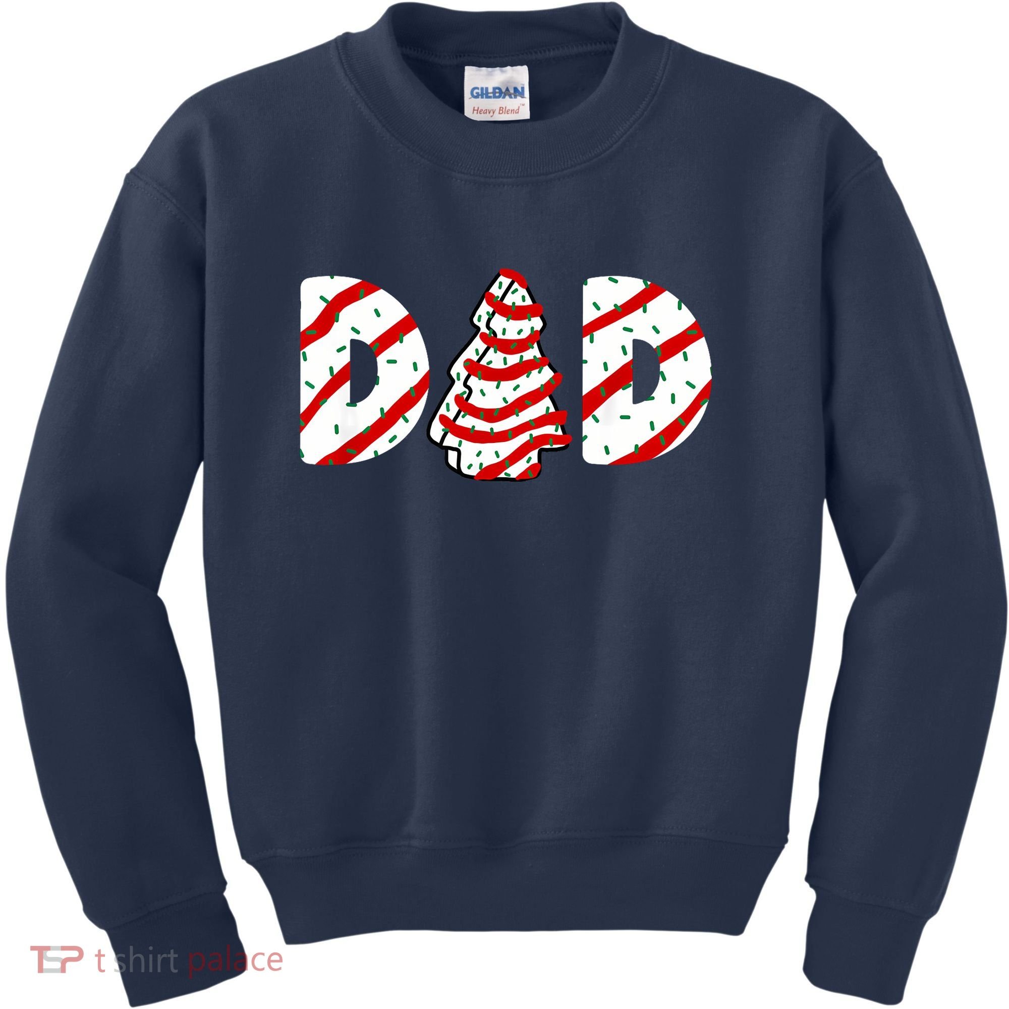 Christmas Tree Cake Matching Family Party Pajama Dad Kids Sweatshirt