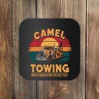 Camel Towing Cool Humor Adult Humor Camel Towing Coaster thumb 0